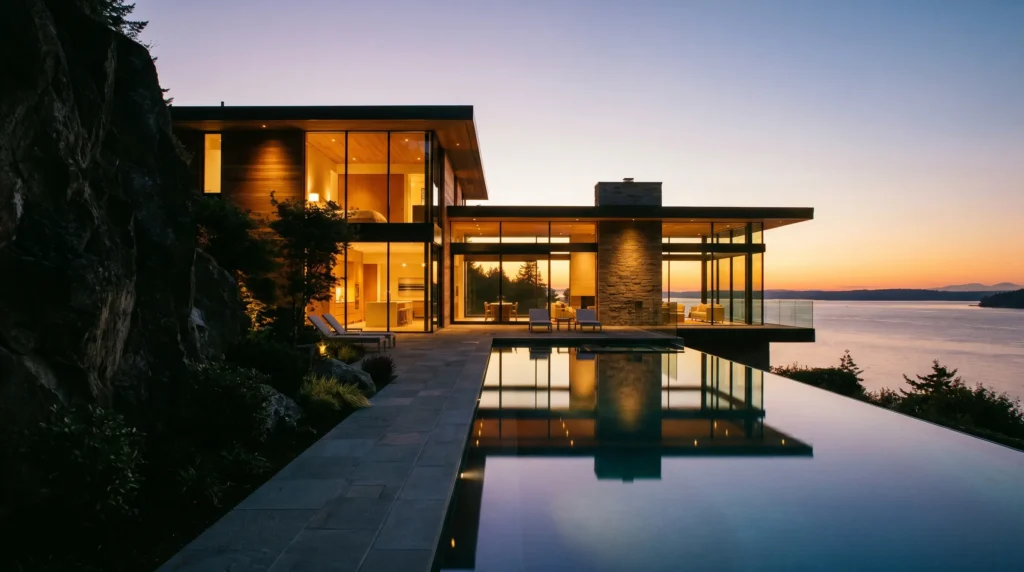Vivienda moderna usada como imagen principal de artículo sobre percepción de valor inmobiliario